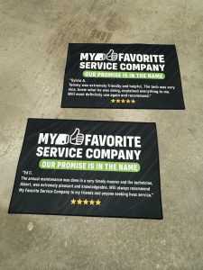 Full Color Custom Printed Floor Mats